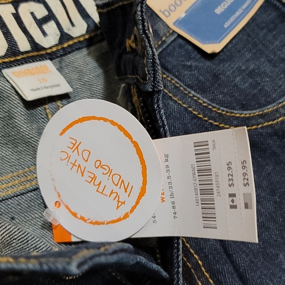 Gymboree boot cut jeans size 10 Brand NWT new very nice pair of jeans clean cut - Picture 6 of 8